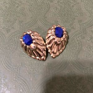 Vintage M. Lent pierced statement earrings.